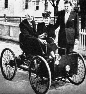 Ford on Henry Ford With His Wife And Grandson Henry Ford Ii Henry Ford Sits At
